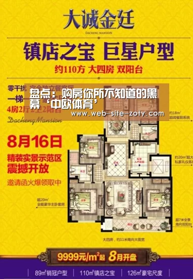 盘点:购房你所不知道的黑幕‘中欧体育’(图4) zoty体育
